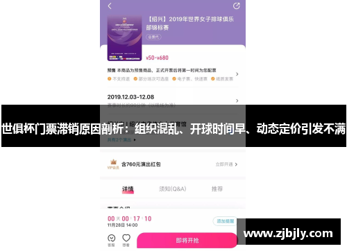 世俱杯门票滞销原因剖析：组织混乱、开球时间早、动态定价引发不满